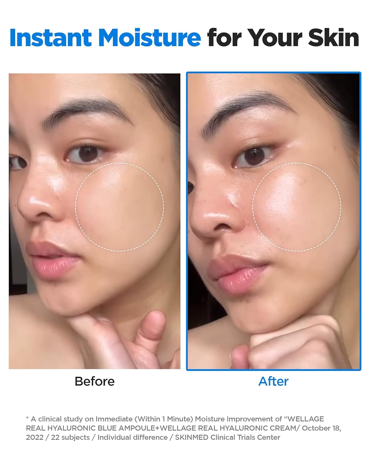 WELLAGE Real Hyaluronic Blue 100 Ampoule [60ml]